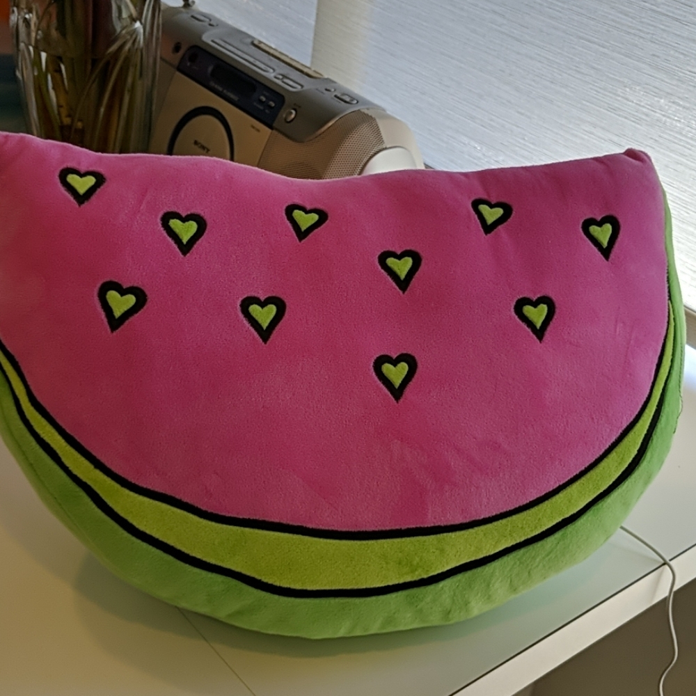 Watermelon stuffed pillow